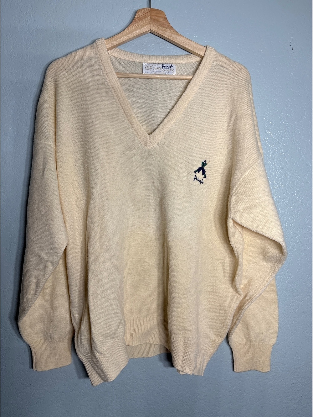 Vintage Pringle Sports sweater golf grandpa